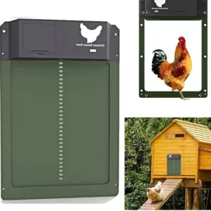 Porte automatique en métal avec minuterie et capteur