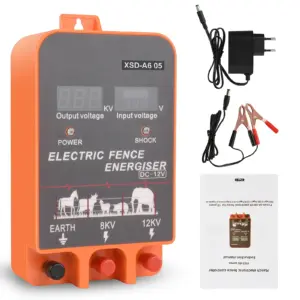 Électrificateur 2,5 J avec écran LCD portée 5 à 10 km